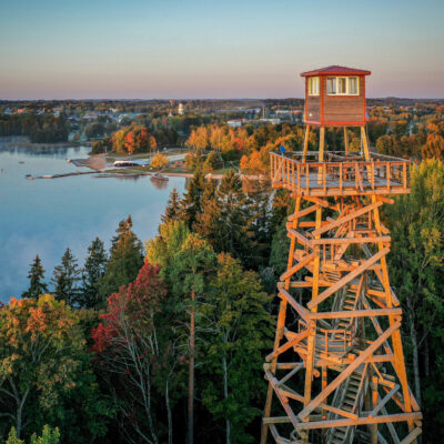 Смотровые башни в Алуксне, Латвия
