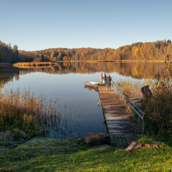 Peļļu dabas taka Veclaicene. Ilgāja ezers