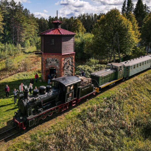 Gulbene- Alūksne Train steam locomotive 
