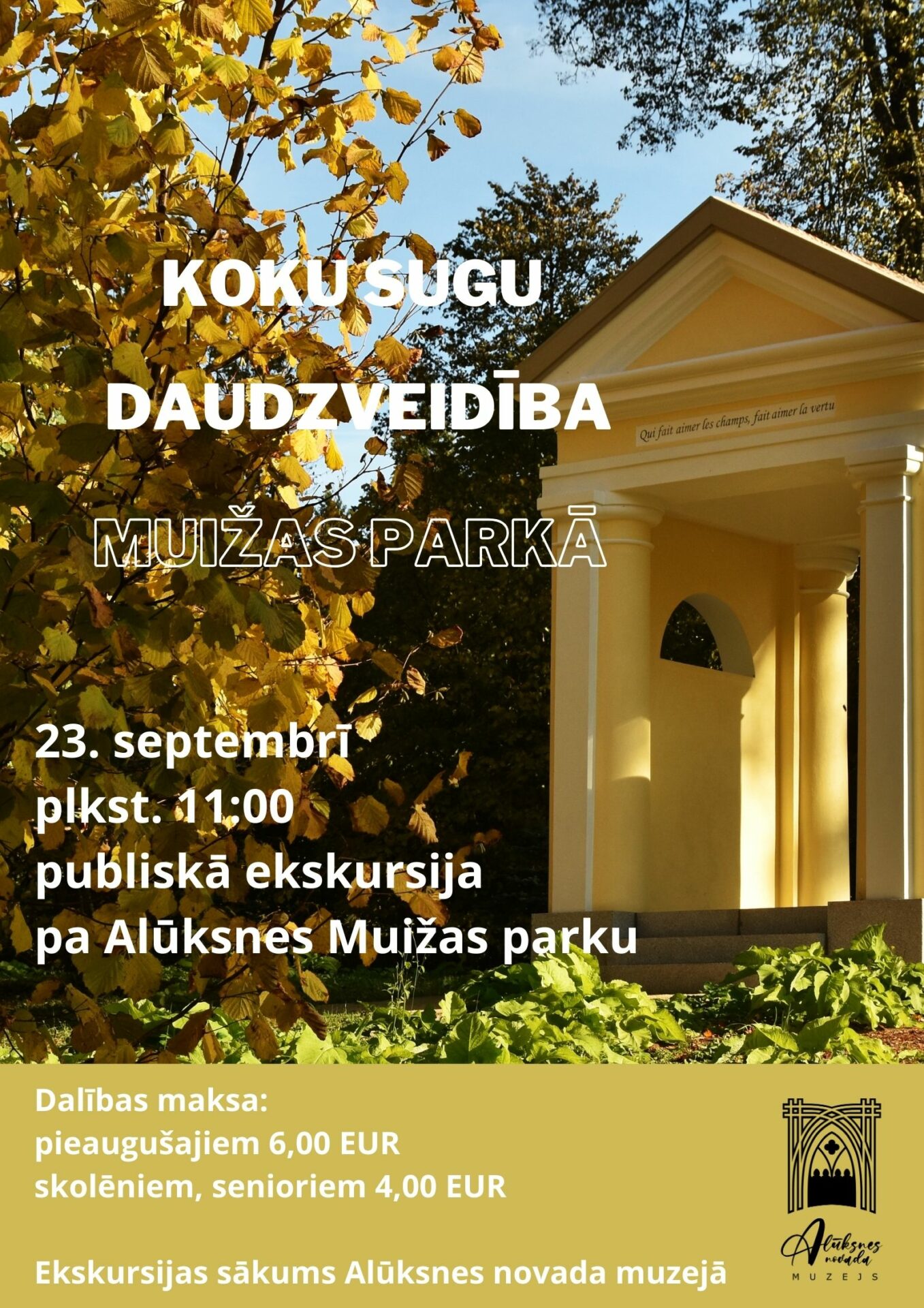 Ekskursija pa Alūksnes Muižas parku