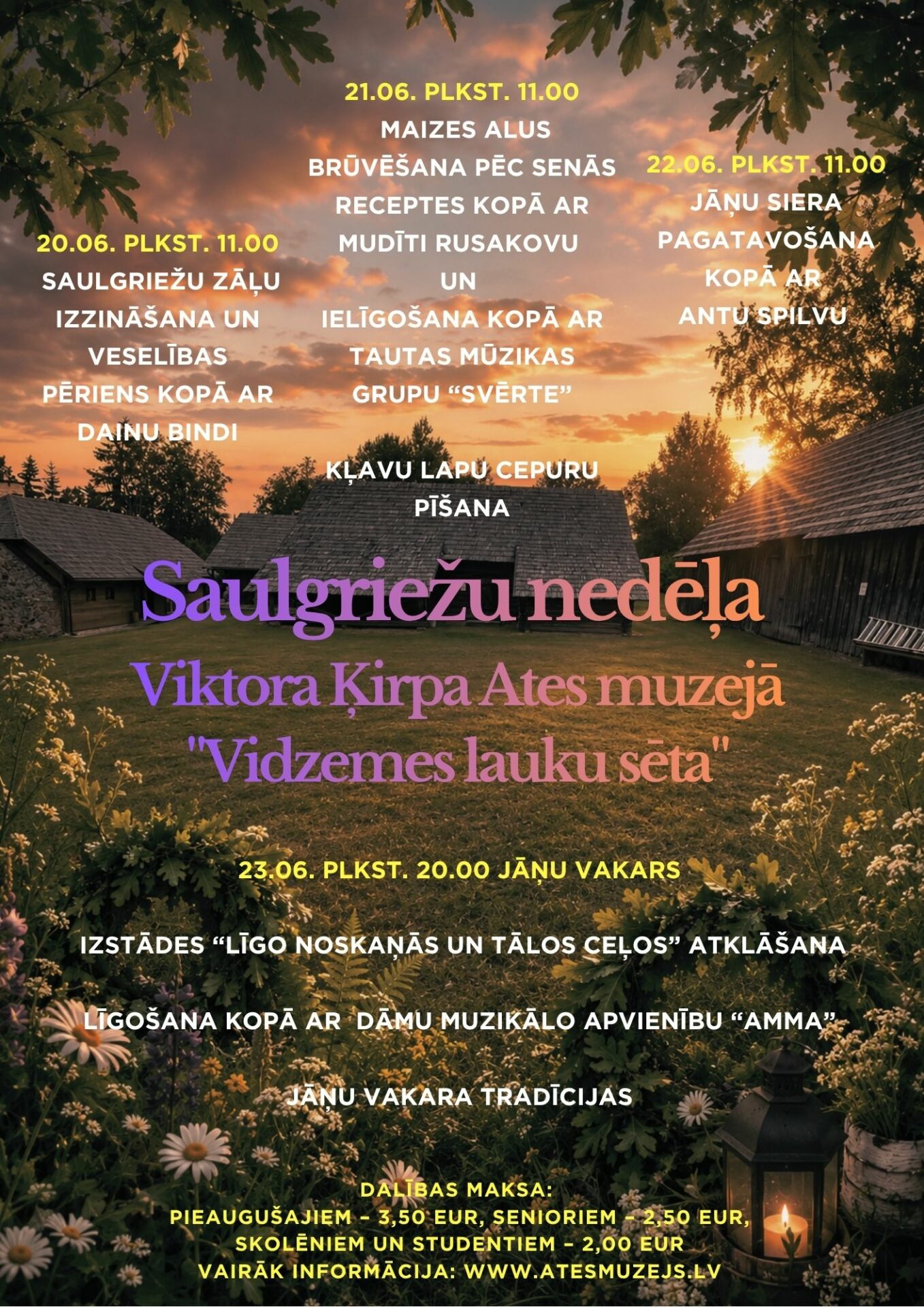 Saulgriežu nedēļas Ates muzejā