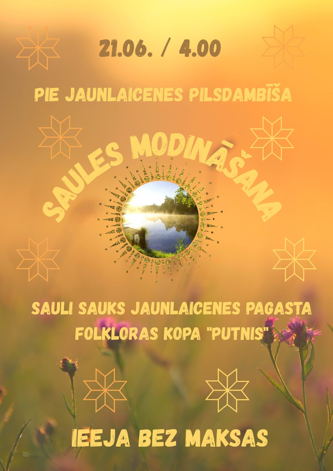Saules modināšana Jaunlaicene