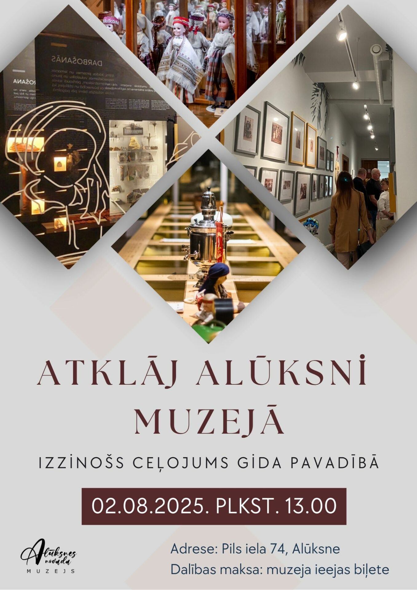 Atklāj Alūksni muzejā