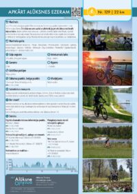 129 Apkārt Alūksnes ezeram velomaršruts 