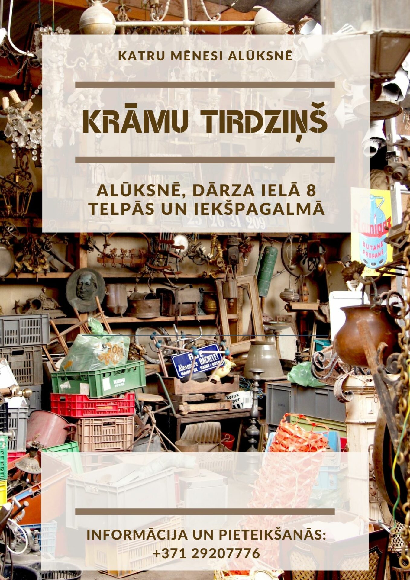 Krāmu tirdziņš Alūksnē