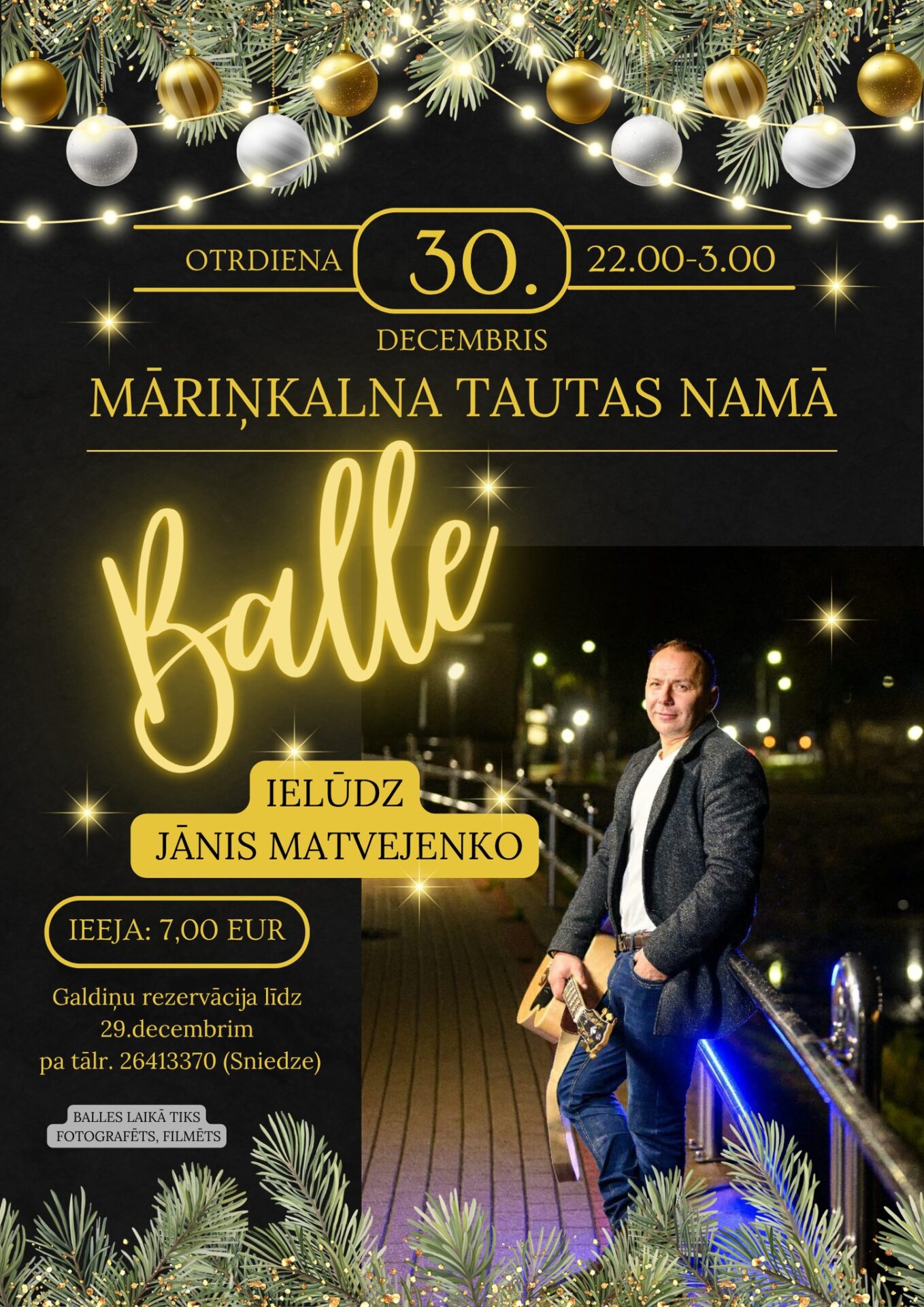 Ziemassvētku balle Māriņkalnā