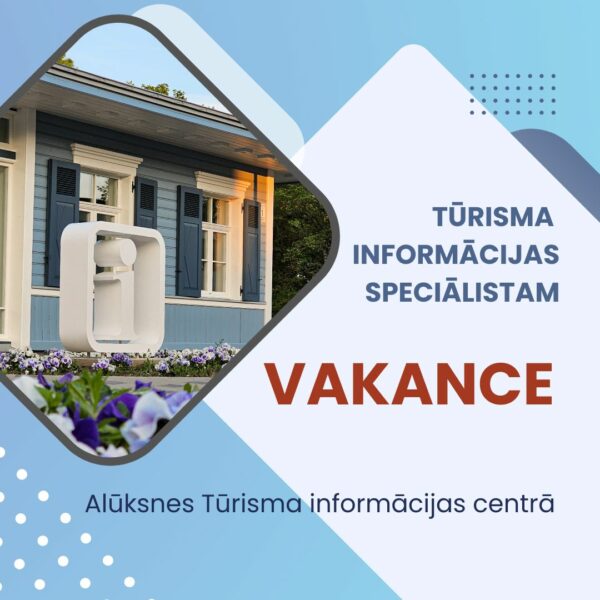 Vakance Tūrisma centrā