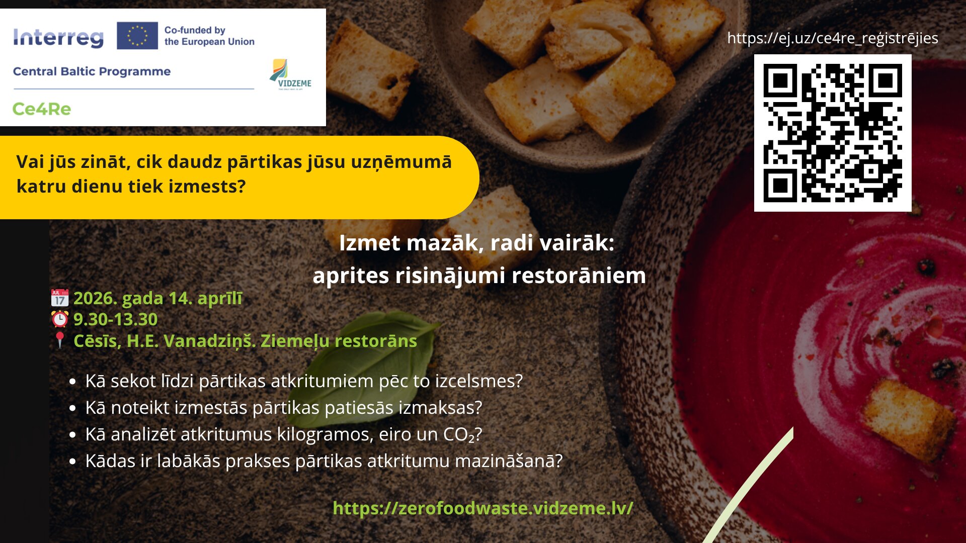 Aprites risinājumi restorāniem