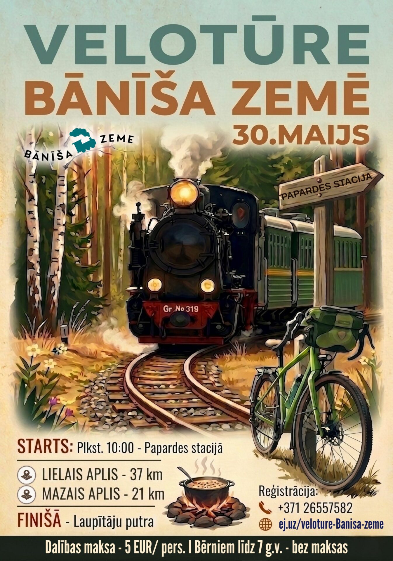 Velo tūre Bānīša zemē