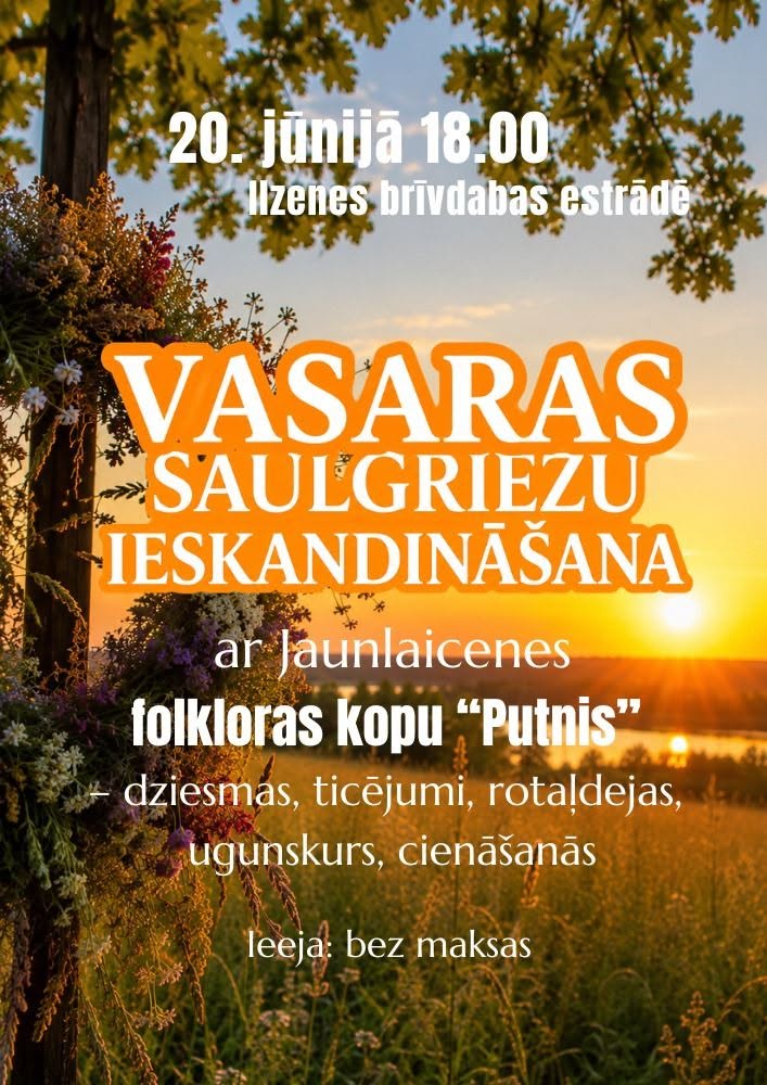 Vasaras saulgriežu ieskandināšana